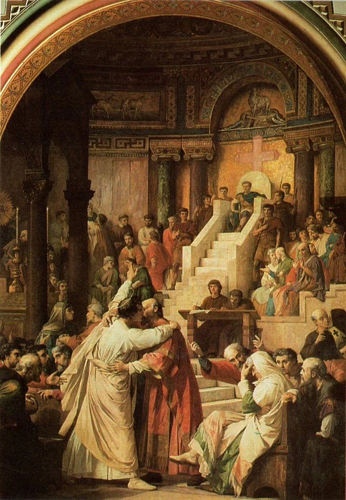 Sant'Agostino al Concilio di Cartagine - Chiesa di Saint, Ambroise, Parigi